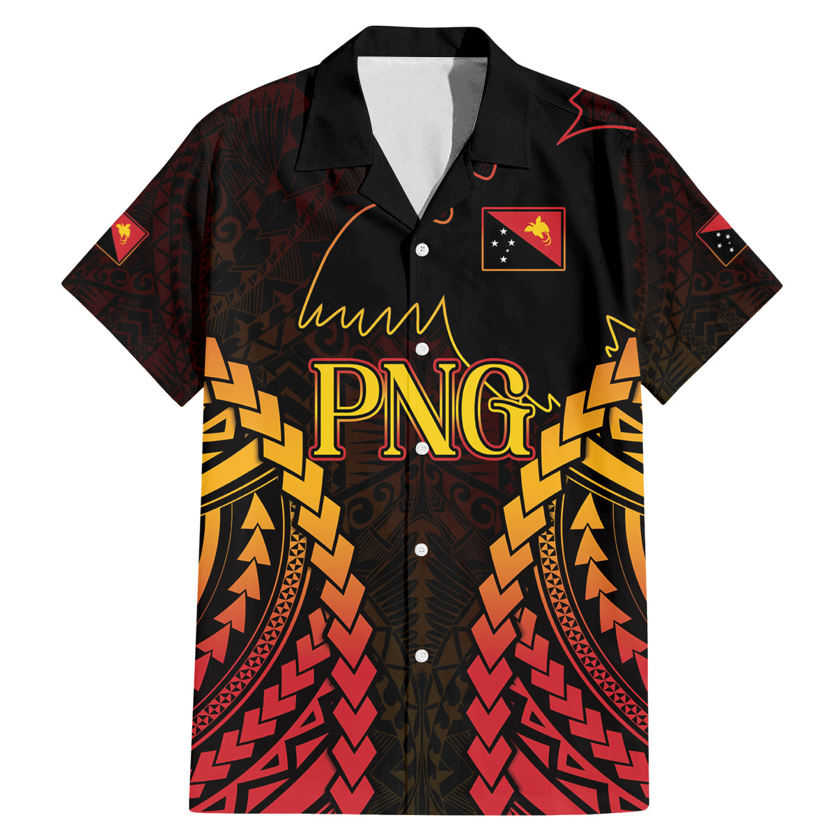 Custom Papua New Guinea Cricket Family Matching Mermaid Dress and Hawaiian Shirt Go Barramundis