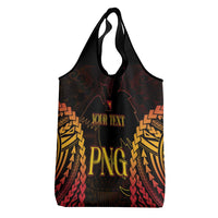 Custom Papua New Guinea Cricket Grocery Bag Go Barramundis