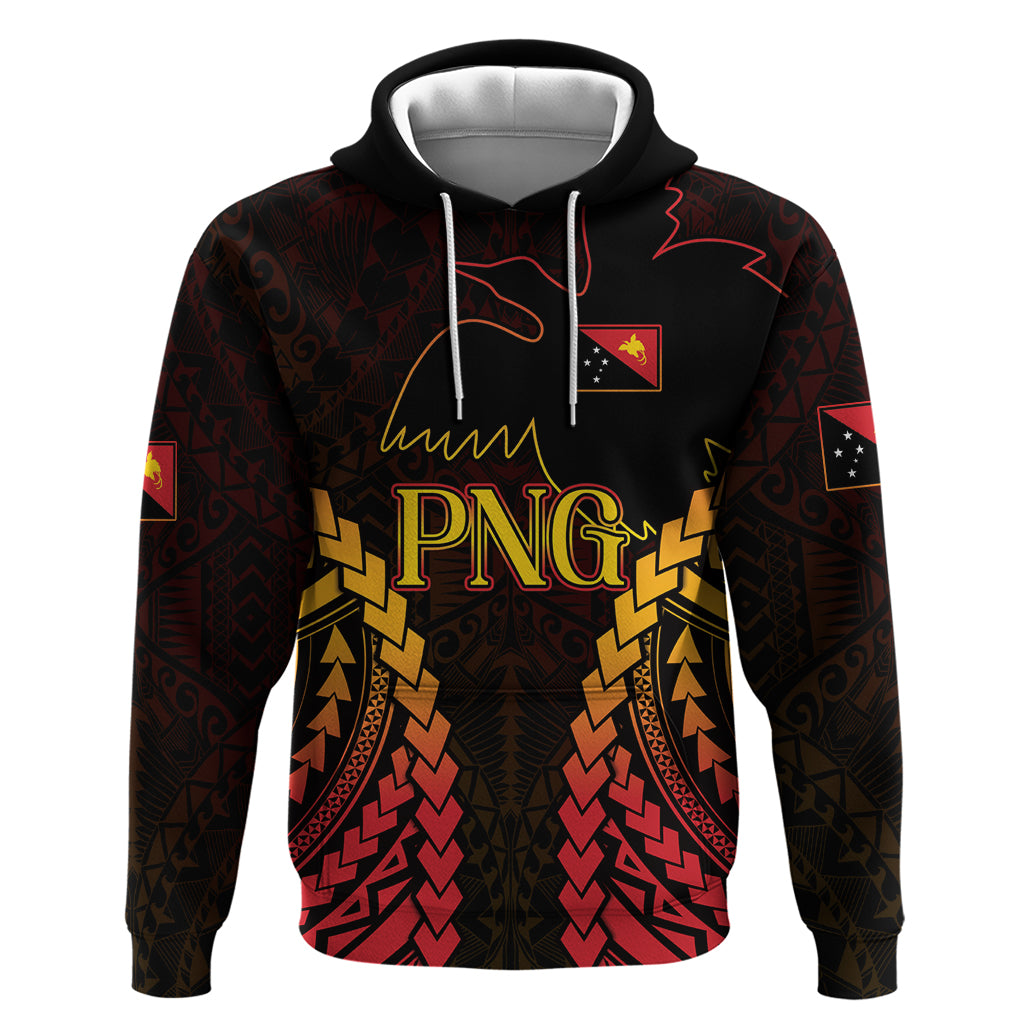 Custom Papua New Guinea Cricket Hoodie Go Barramundis LT9 Pullover Hoodie Black - Polynesian Pride