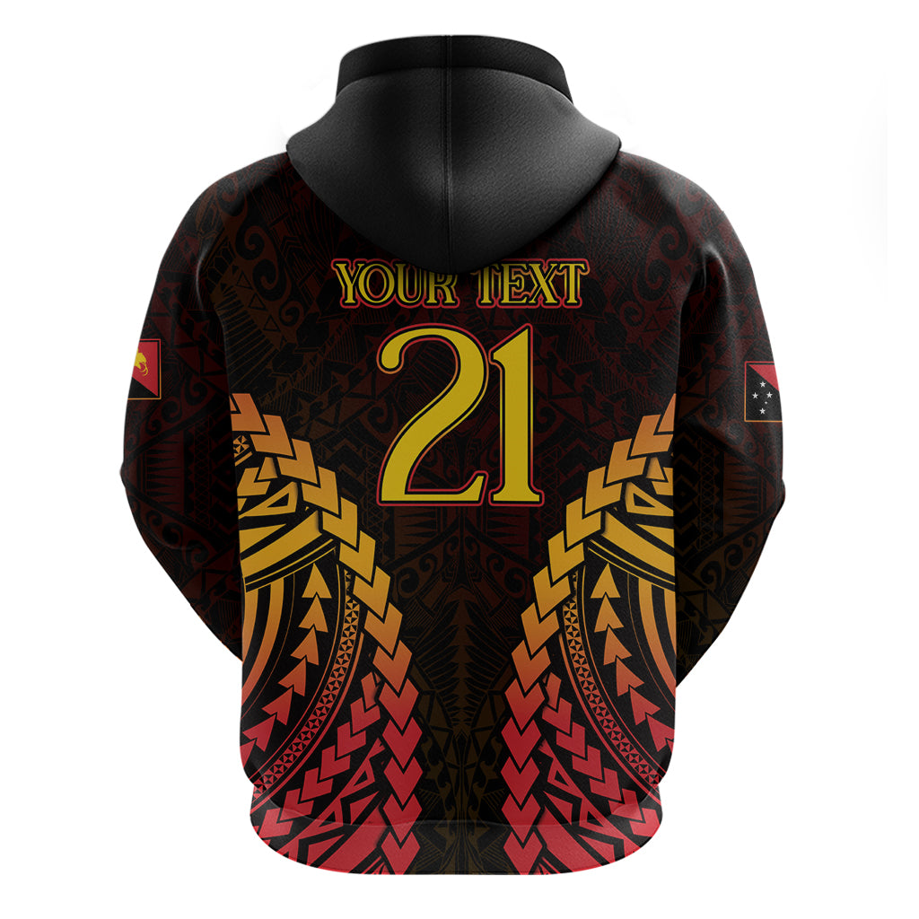 Custom Papua New Guinea Cricket Hoodie Go Barramundis LT9 - Polynesian Pride
