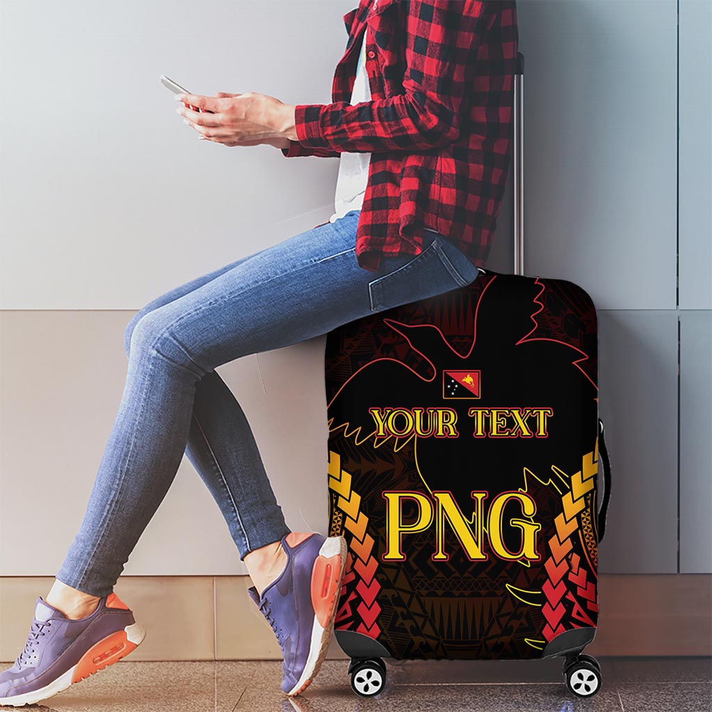 Custom Papua New Guinea Cricket Luggage Cover Go Barramundis LT9 - Polynesian Pride