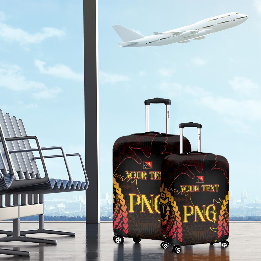 Custom Papua New Guinea Cricket Luggage Cover Go Barramundis LT9 - Polynesian Pride