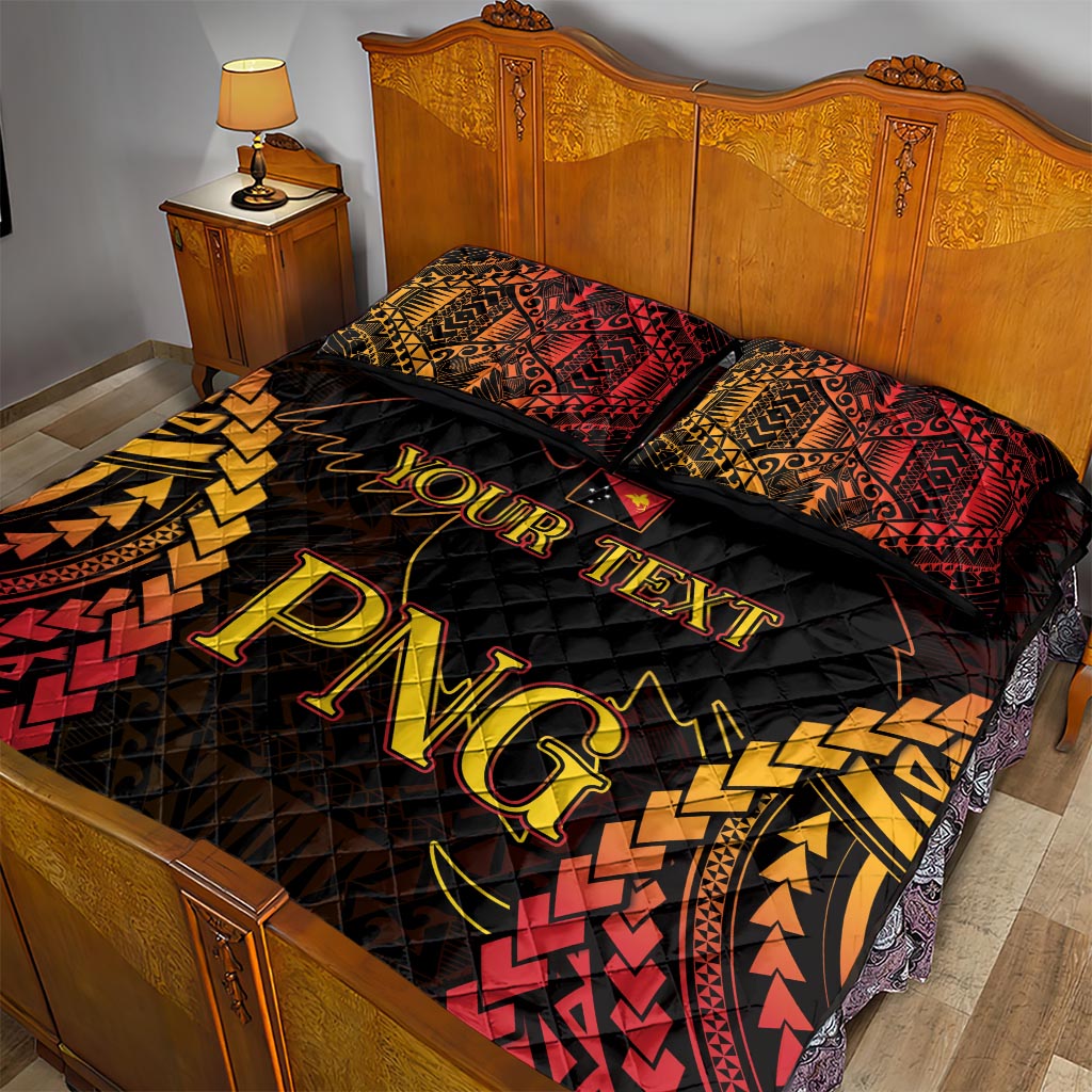 Custom Papua New Guinea Cricket Quilt Bed Set Go Barramundis