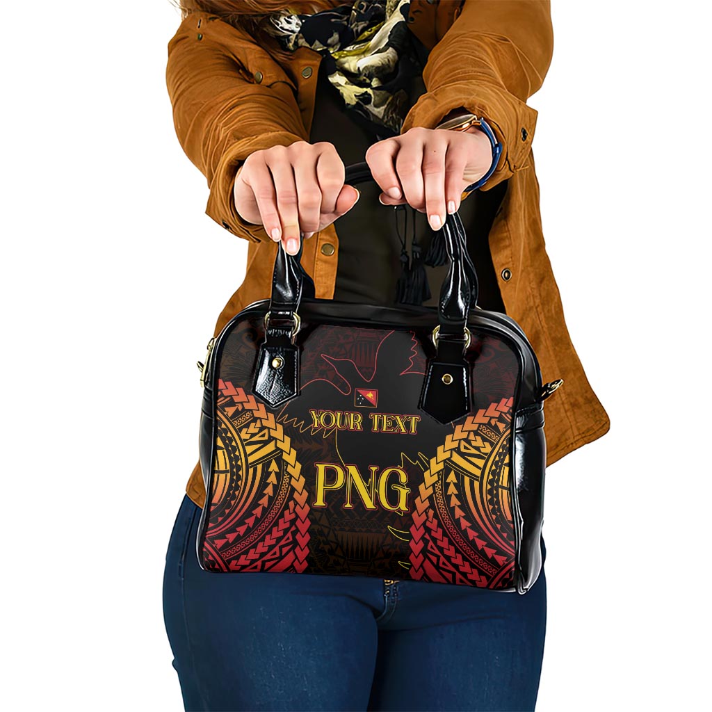 Custom Papua New Guinea Cricket Shoulder Handbag Go Barramundis LT9 One Size Black - Polynesian Pride