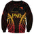 Custom Papua New Guinea Cricket Sweatshirt Go Barramundis