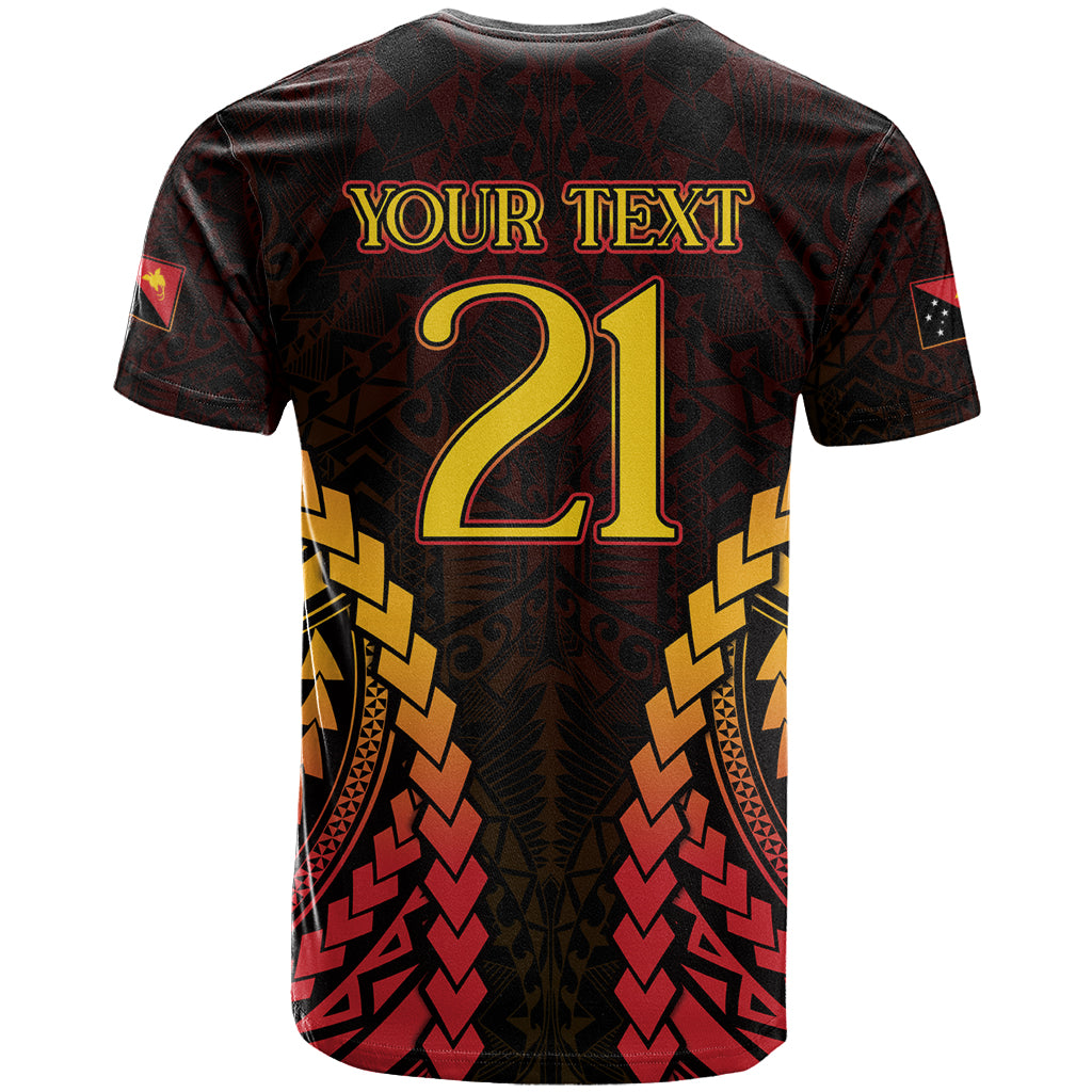 Custom Papua New Guinea Cricket T Shirt Go Barramundis LT9 - Polynesian Pride