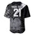 Custom Papua New Guinea Cricket Baseball Jersey Tribal Bird of Paradise Tattoo