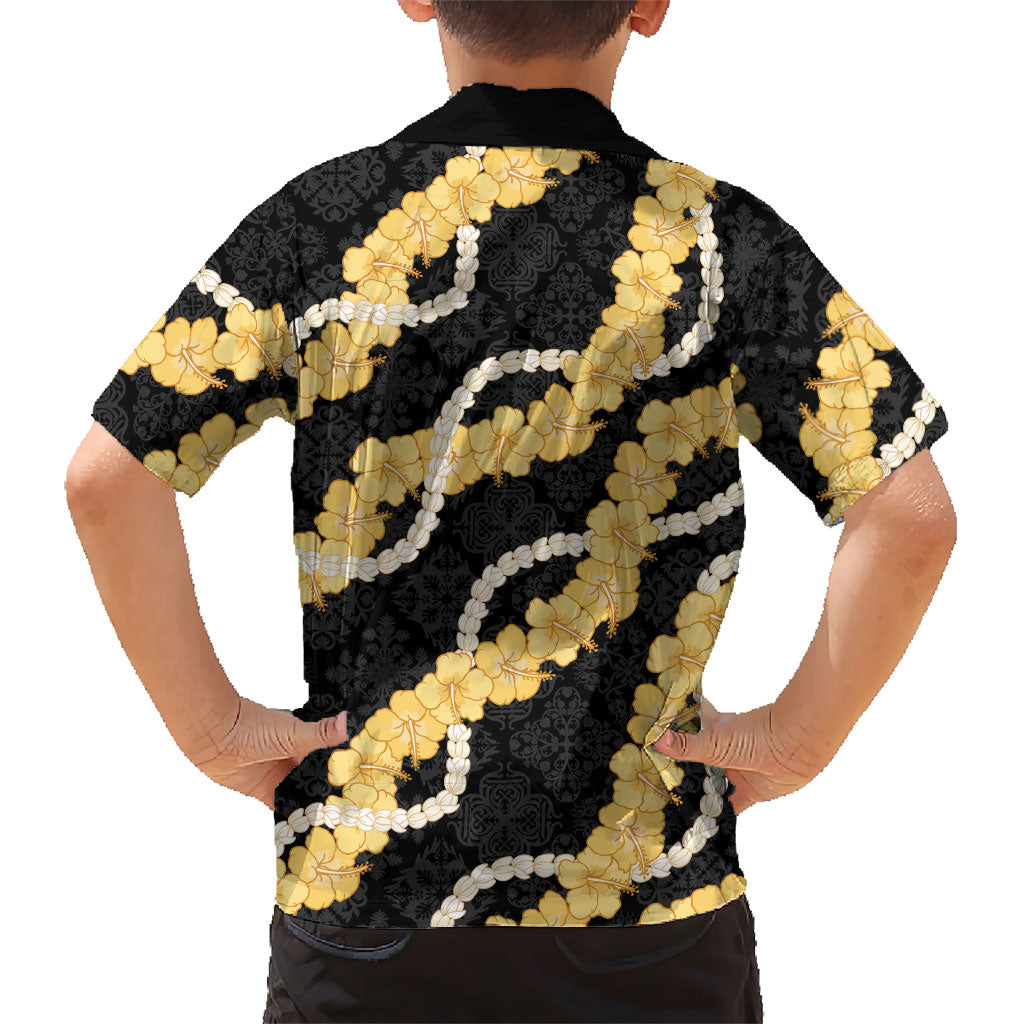 Aloha Melemele Hibiscus Pikake Lei Family Matching Puletasi and Hawaiian Shirt Hawaiian Quilt Pattern