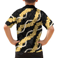 Aloha Melemele Hibiscus Pikake Lei Family Matching Puletasi and Hawaiian Shirt Hawaiian Quilt Pattern