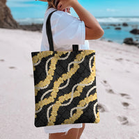 Aloha Melemele Hibiscus Pikake Lei Tote Bag Hawaiian Quilt Pattern LT9 - Polynesian Pride