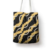Aloha Melemele Hibiscus Pikake Lei Tote Bag Hawaiian Quilt Pattern LT9 - Polynesian Pride