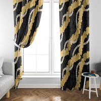 Aloha Melemele Hibiscus Pikake Lei Window Curtain Hawaiian Quilt Pattern