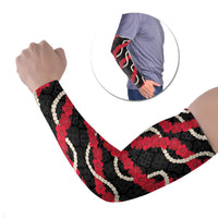 Aloha Ula'ula Hibiscus Pikake Lei Arm Sleeves Hawaiian Quilt Pattern