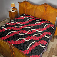 Aloha Ula'ula Hibiscus Pikake Lei Quilt Hawaiian Quilt Pattern LT9 - Polynesian Pride