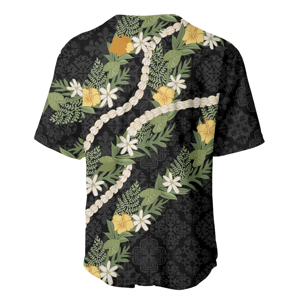 Puakenikeni Anthurium Pikake Lei Baseball Jersey Hawaiian Quilt Pattern