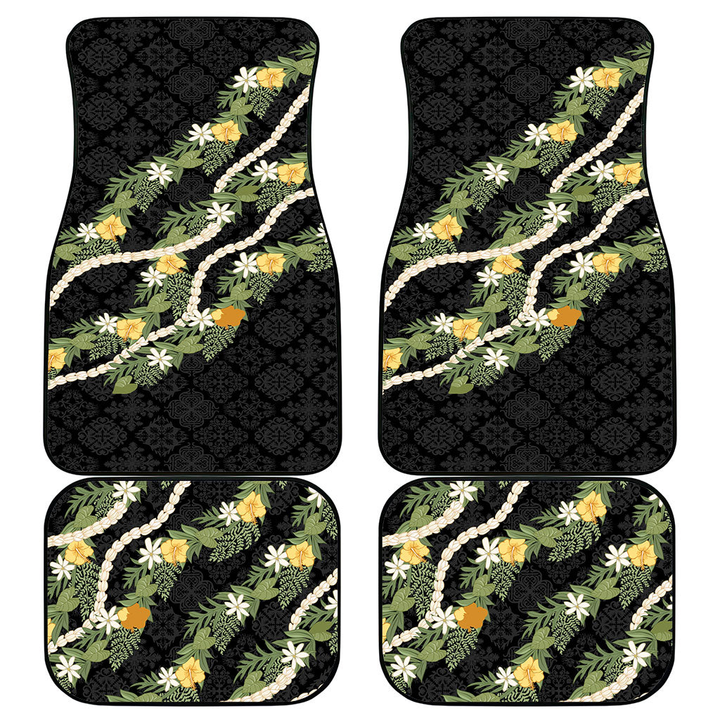 Puakenikeni Anthurium Pikake Lei Car Mats Hawaiian Quilt Pattern