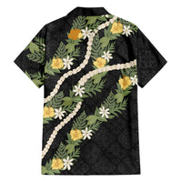 Puakenikeni Anthurium Pikake Lei Family Matching Puletasi and Hawaiian Shirt Hawaiian Quilt Pattern