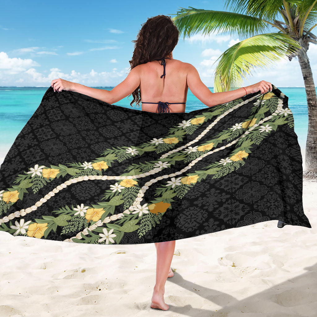 Puakenikeni Anthurium Pikake Lei Sarong Hawaiian Quilt Pattern