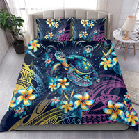 Plumeria Turtles Traditional Tribal Bedding Set