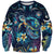 Plumeria Turtles Traditional Tribal Sweatshirt