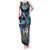 Plumeria Turtles Traditional Tribal Tank Maxi Dress