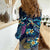 Plumeria Turtles Traditional Tribal Women Casual Shirt