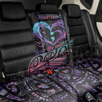 Personalised Your Life Matters Back Car Seat Cover Suicide Prevention Awareness Semicolon Heart