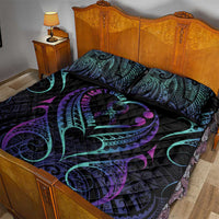 Personalised Your Story Isn't Over Quilt Bed Set Suicide Prevention Awareness Semicolon Heart