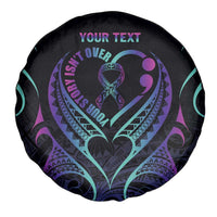 Personalised Your Story Isn't Over Spare Tire Cover Suicide Prevention Awareness Semicolon Heart