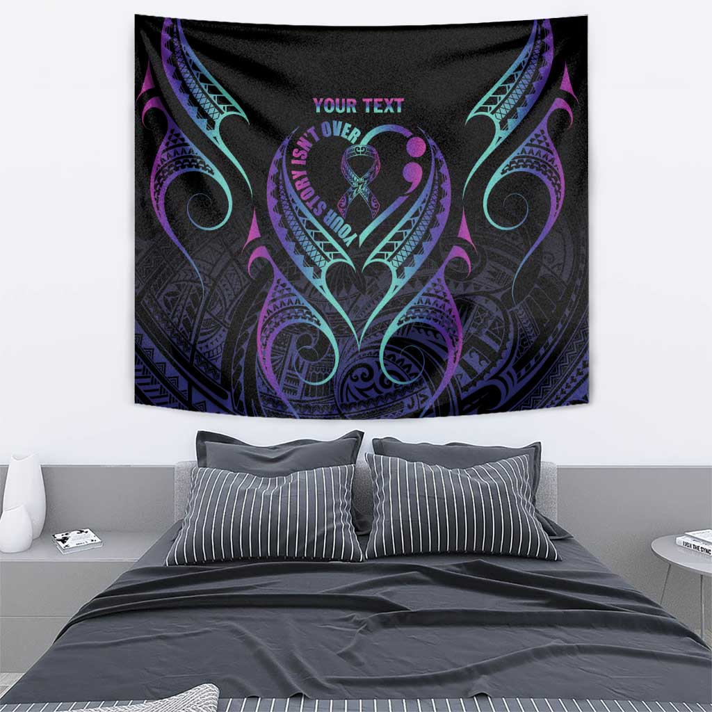 Personalised Your Story Isn't Over Tapestry Suicide Prevention Awareness Semicolon Heart