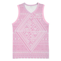 Custom New Zealand Basketball Indigenous Basketball Jersey LT9 Unisex Pink - Polynesian Pride