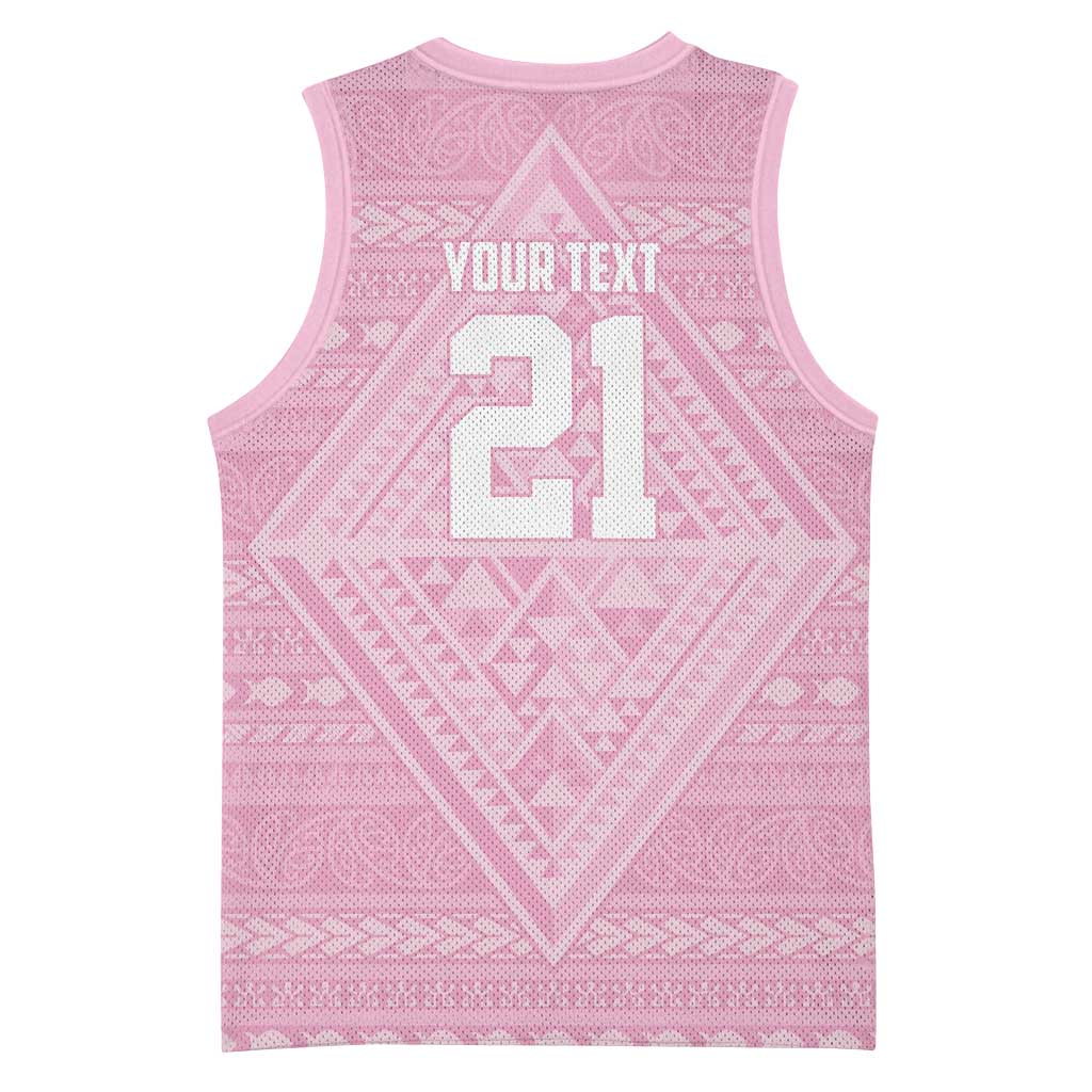 Custom New Zealand Basketball Indigenous Basketball Jersey LT9 - Polynesian Pride