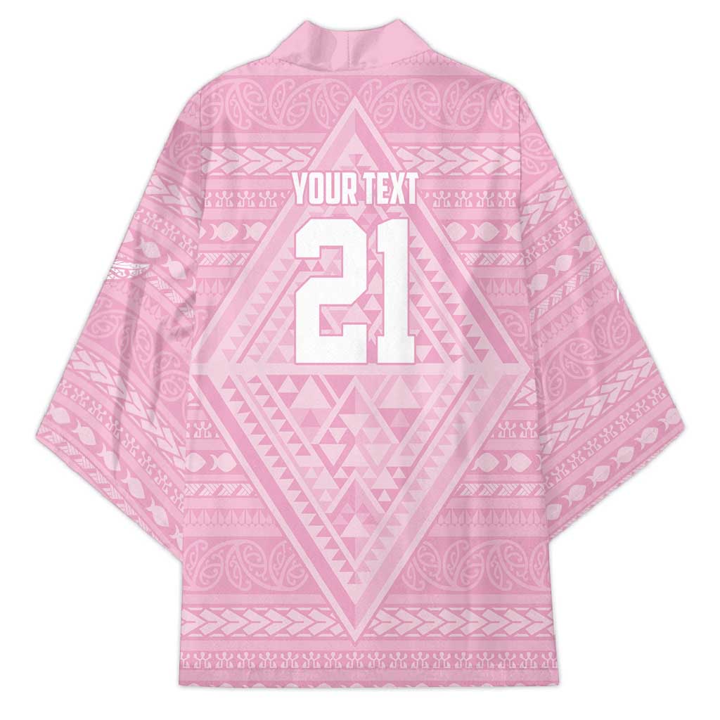 Custom New Zealand Basketball Indigenous Kimono - Polynesian Pride