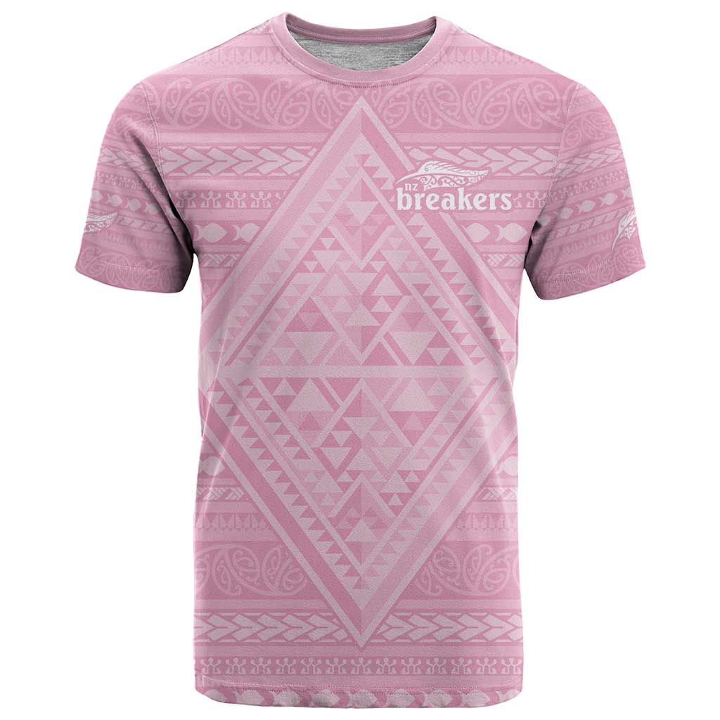 Custom New Zealand Basketball Indigenous T Shirt - Polynesian Pride