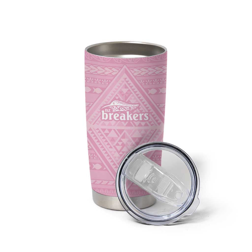 Custom New Zealand Basketball Indigenous Tumbler Cup - Polynesian Pride