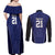 Custom Basketball New Zealand Couples Matching Off Shoulder Maxi Dress and Long Sleeve Button Shirt Blue Maori Ta Moko Indigenous - Polynesian Pride