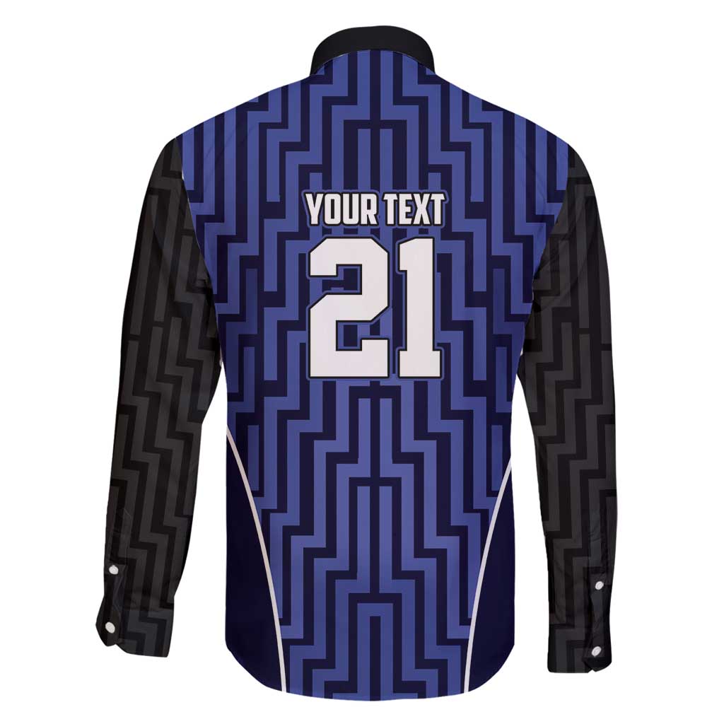 Custom Basketball New Zealand Family Matching Puletasi and Hawaiian Shirt Blue Maori Ta Moko Indigenous LT9 - Polynesian Pride