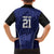 Custom Basketball New Zealand Hawaiian Shirt Blue Maori Ta Moko Indigenous - Polynesian Pride