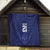 Custom Basketball New Zealand Quilt Blue Maori Ta Moko Indigenous - Polynesian Pride