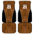 Custom Basketball New Zealand Car Mats Gold Maori Ta Moko Indigenous - Polynesian Pride