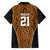 Custom Basketball New Zealand Family Matching Off The Shoulder Long Sleeve Dress and Hawaiian Shirt Gold Maori Ta Moko Indigenous - Polynesian Pride