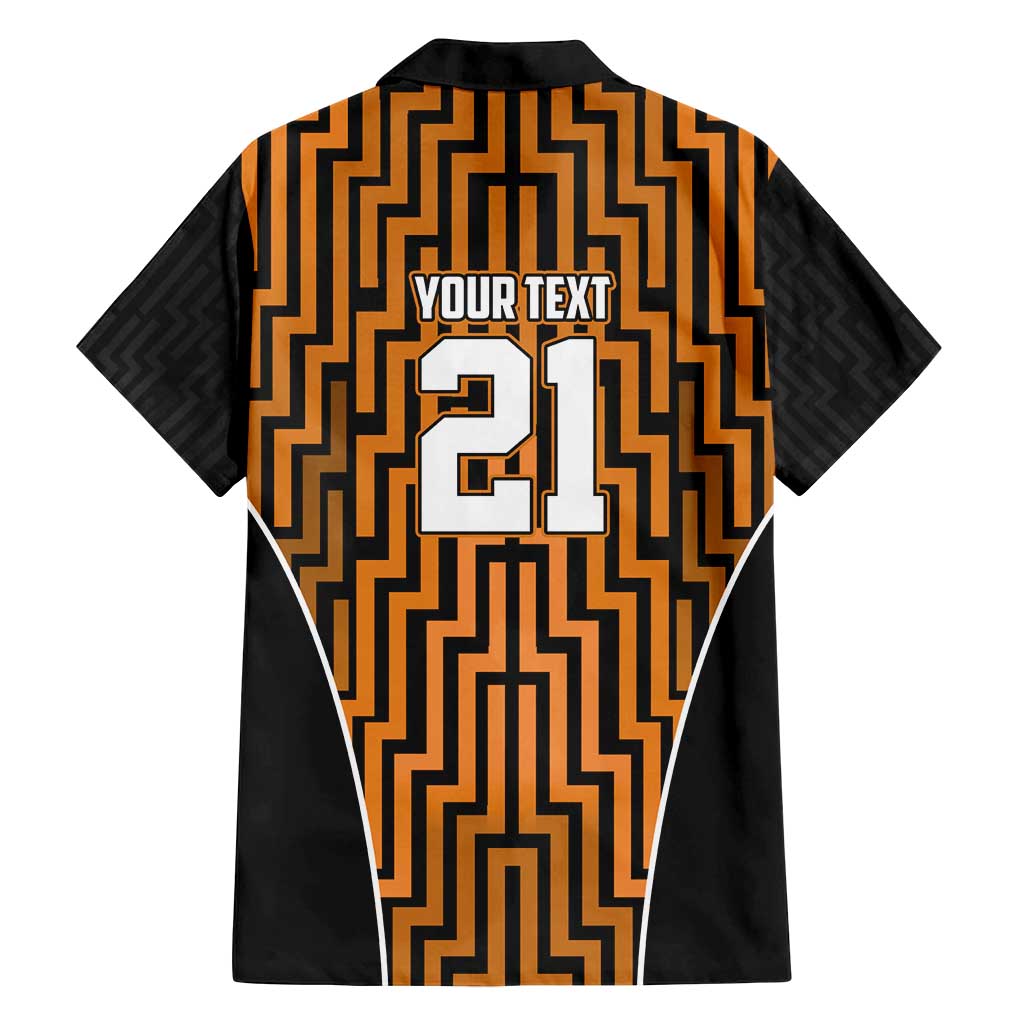 Custom Basketball New Zealand Family Matching Off Shoulder Short Dress and Hawaiian Shirt Gold Maori Ta Moko Indigenous - Polynesian Pride