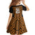 Custom Basketball New Zealand Family Matching Summer Maxi Dress and Hawaiian Shirt Gold Maori Ta Moko Indigenous - Polynesian Pride