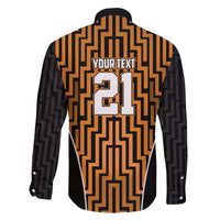 Custom Basketball New Zealand Family Matching Summer Maxi Dress and Hawaiian Shirt Gold Maori Ta Moko Indigenous - Polynesian Pride