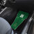 Custom Basketball New Zealand Car Mats Green Maori Ta Moko Indigenous - Polynesian Pride