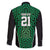 Custom Basketball New Zealand Family Matching Long Sleeve Bodycon Dress and Hawaiian Shirt Green Maori Ta Moko Indigenous - Polynesian Pride