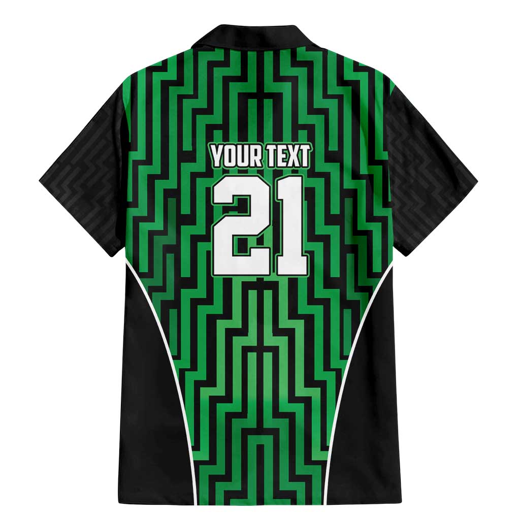 Custom Basketball New Zealand Family Matching Mermaid Dress and Hawaiian Shirt Green Maori Ta Moko Indigenous - Polynesian Pride