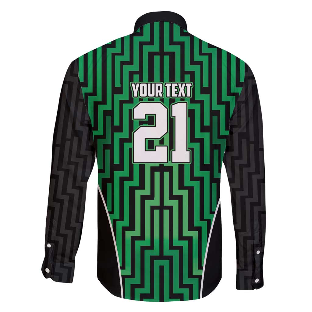 Custom Basketball New Zealand Family Matching Puletasi and Hawaiian Shirt Green Maori Ta Moko Indigenous LT9 - Polynesian Pride