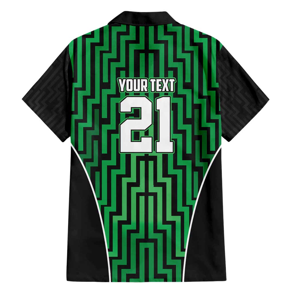Custom Basketball New Zealand Family Matching Short Sleeve Bodycon Dress and Hawaiian Shirt Green Maori Ta Moko Indigenous - Polynesian Pride