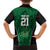 Custom Basketball New Zealand Family Matching Summer Maxi Dress and Hawaiian Shirt Green Maori Ta Moko Indigenous - Polynesian Pride